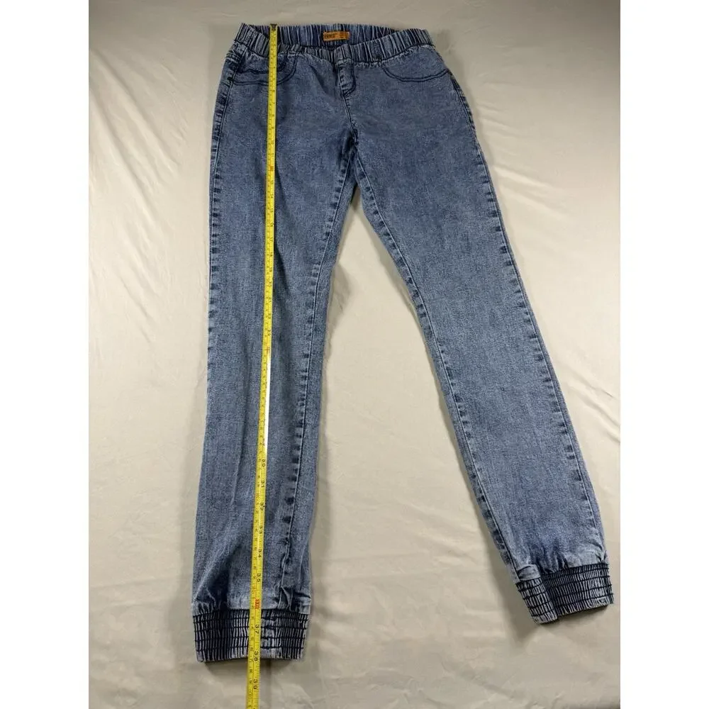 Jegging Jeans Womens Size 13 Reg Blue Skinny Stretch Denim Side Jewels
